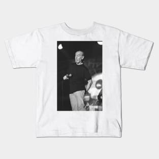 George Carlin BW Photograph Kids T-Shirt